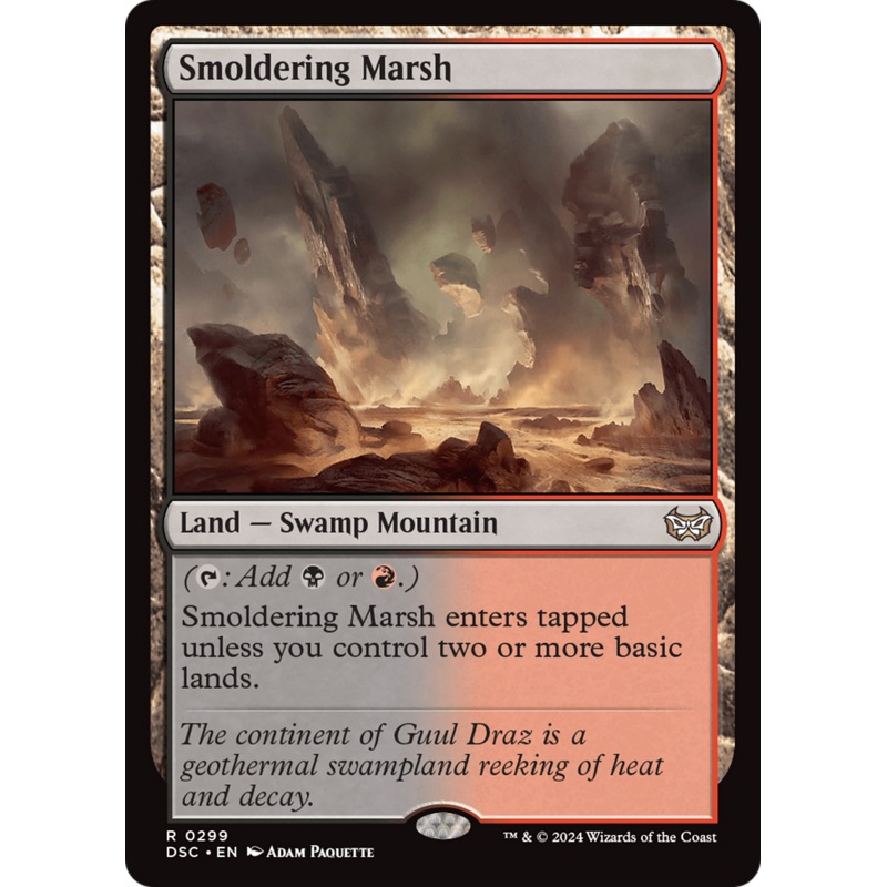 Smoldering Marsh [Duskmourn: House of Horror Commander]