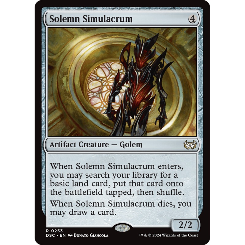 Solemn Simulacrum [Duskmourn: House of Horror Commander]