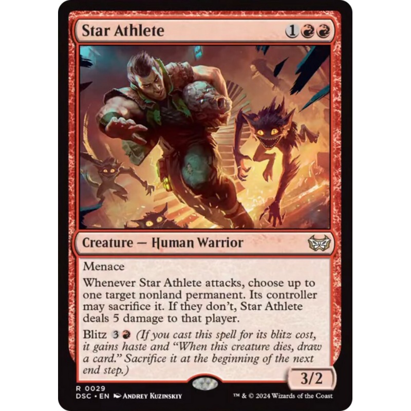 Star Athlete [Duskmourn: House of Horror Commander]
