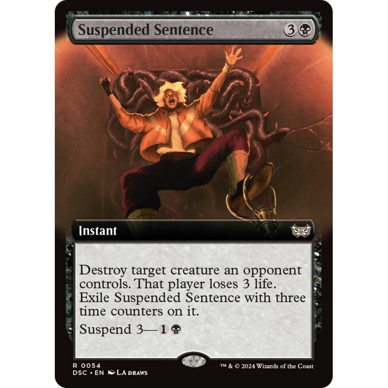 Suspended Sentence (Extended Art) [Duskmourn: House of Horror Commander]