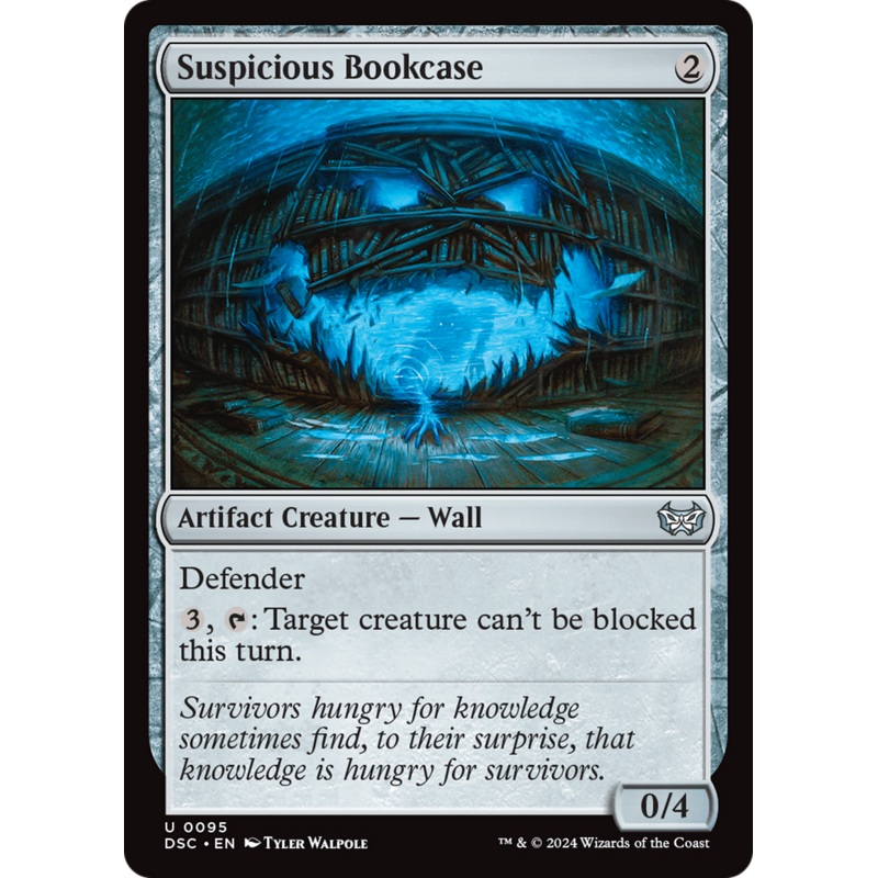 Suspicious Bookcase [Duskmourn: House of Horror Commander]