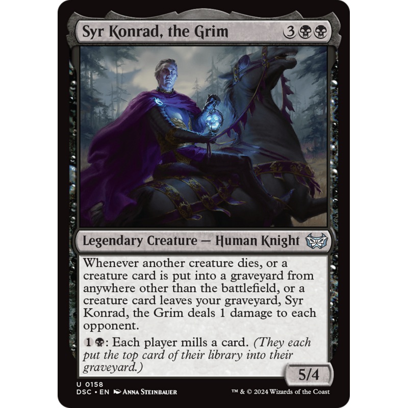 Syr Konrad, the Grim [Duskmourn: House of Horror Commander]