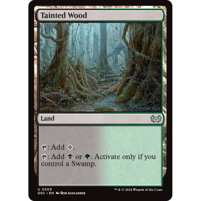 Tainted Wood [Duskmourn: House of Horror Commander]