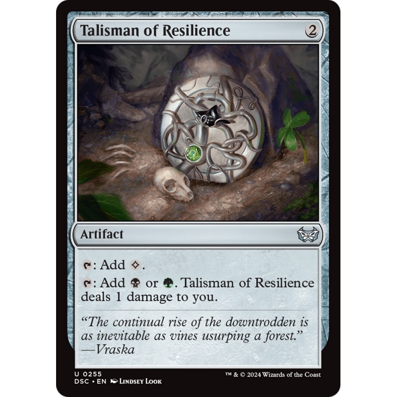 Talisman of Resilience [Duskmourn: House of Horror Commander]