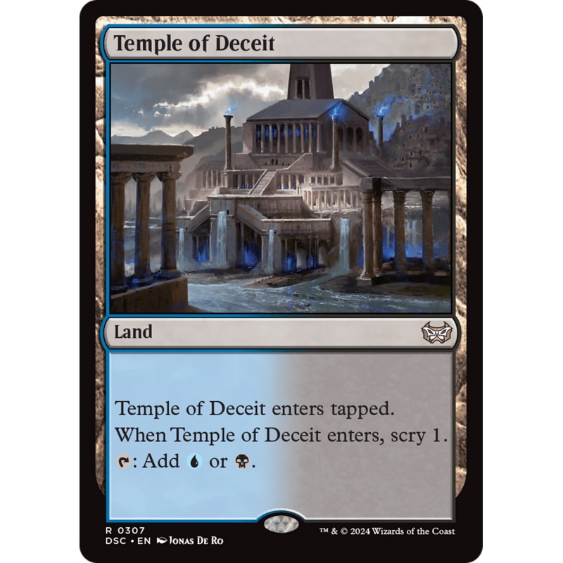 Temple of Deceit [Duskmourn: House of Horror Commander]