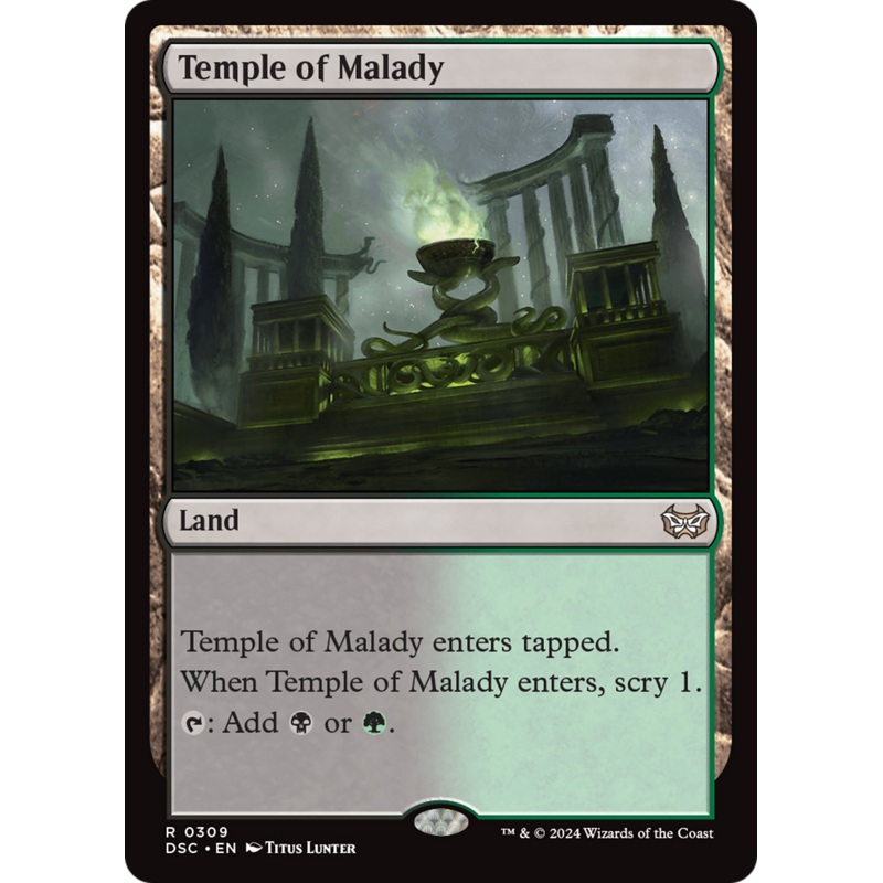 Temple of Malady [Duskmourn: House of Horror Commander]