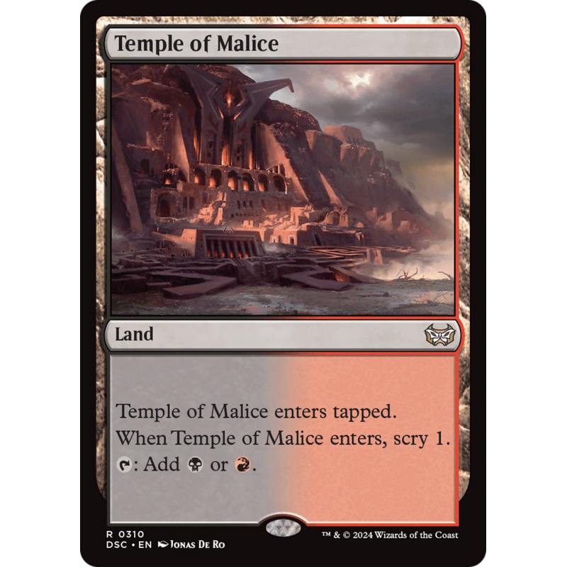 Temple of Malice [Duskmourn: House of Horror Commander]