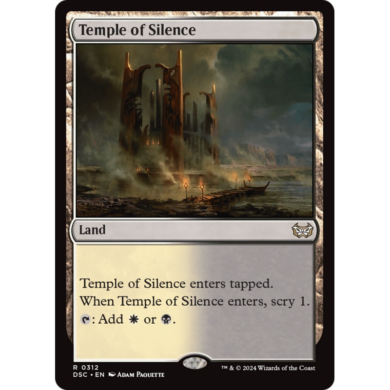 Temple of Silence [Duskmourn: House of Horror Commander]