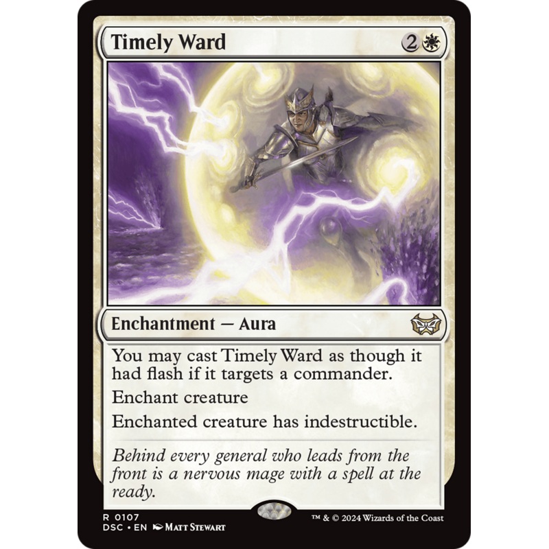 Timely Ward [Duskmourn: House of Horror Commander]
