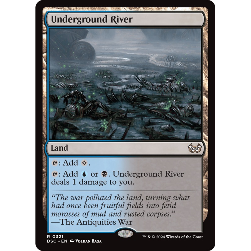 Underground River [Duskmourn: House of Horror Commander]