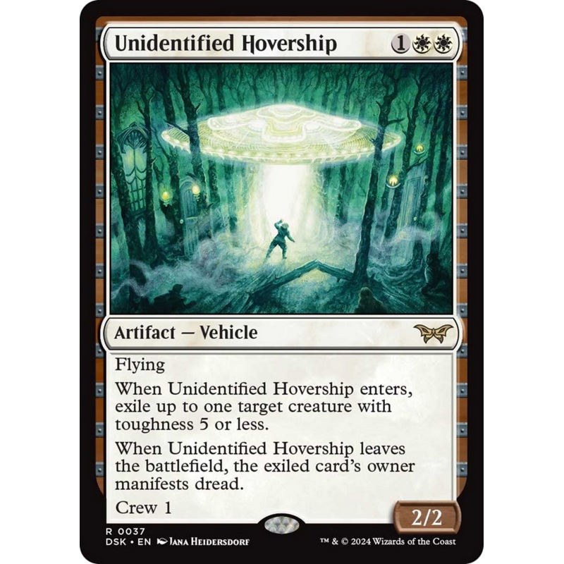Unidentified Hovership [Duskmourn: House of Horror]