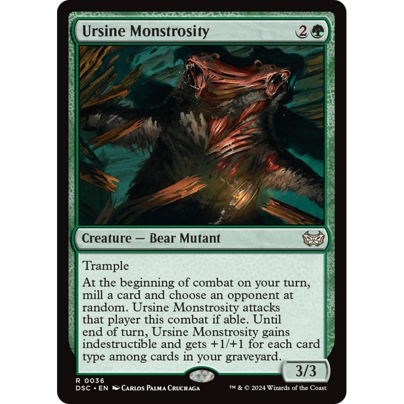 Ursine Monstrosity [Duskmourn: House of Horror Commander]