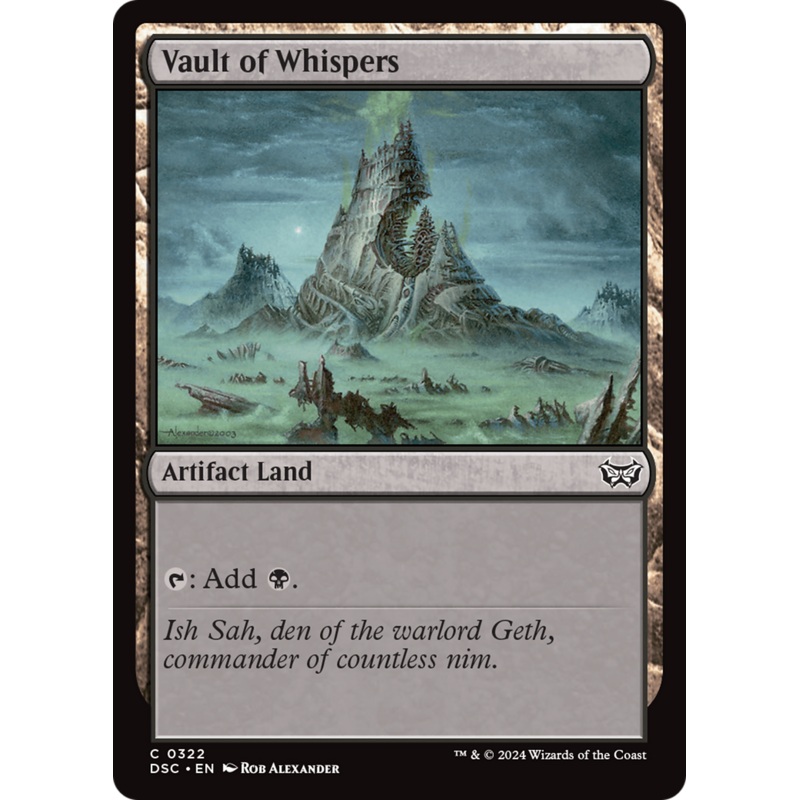 Vault of Whispers [Duskmourn: House of Horror Commander]