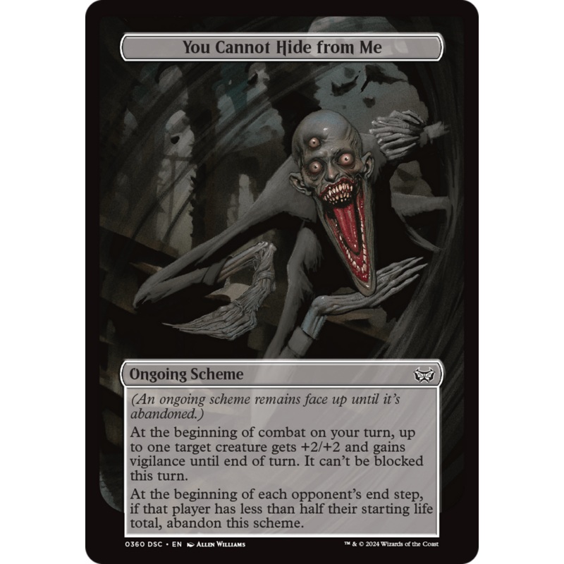 You Cannot Hide from Me (Full Art) [Duskmourn: Archenemy]