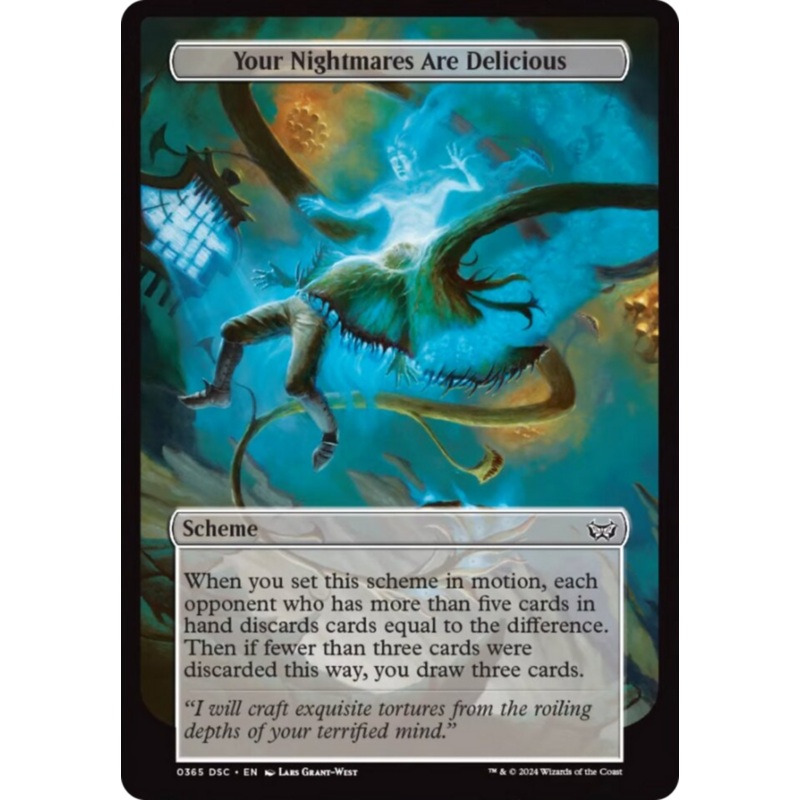 Your Nightmares are Delicious (Full Art) [Duskmourn: Archenemy]