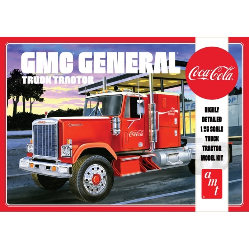 AMT 1179 1:25 1976 GMC General Semi Tractor Coca-Cola
