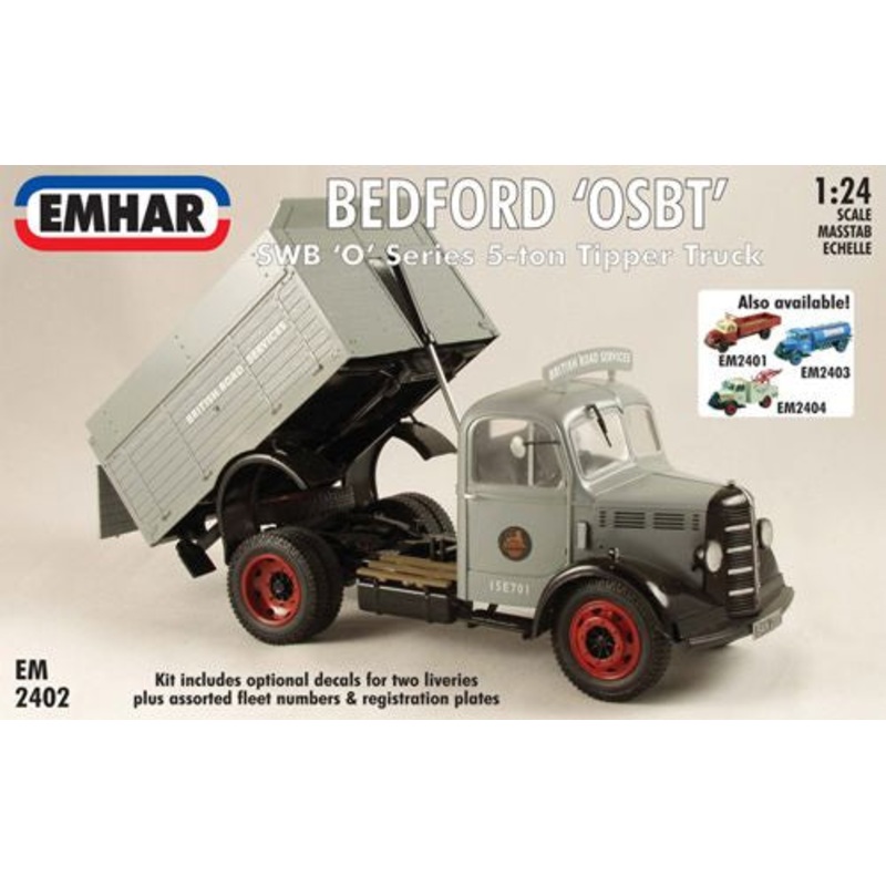 Emhar EM2402 1:24 Bedford 'O' Series Short Wheel Base Tipper