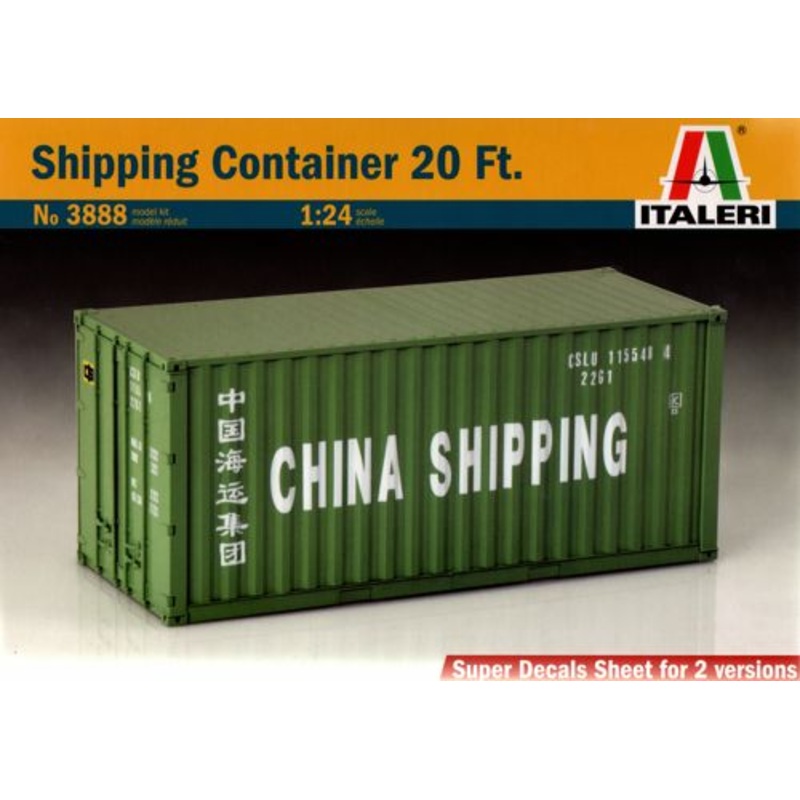Italeri 3888 1:24 Shipping Container 20ft