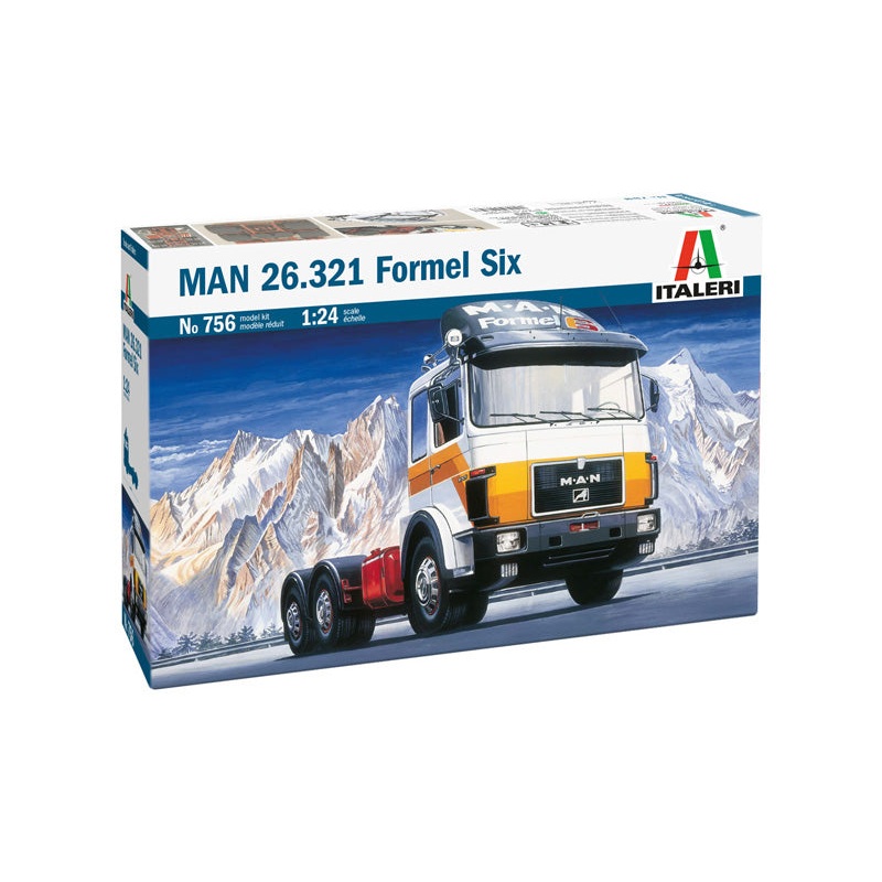 Italeri 756 1:24 MAN 26.321 Formel Six