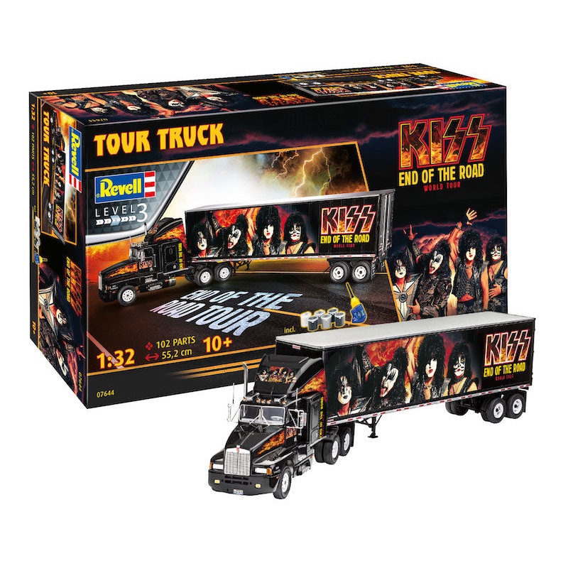 Revell 07644 1:32 KISS End of the Road Tour Truck Gift Set