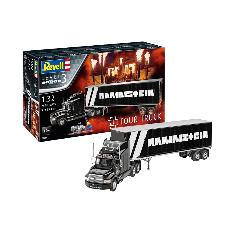 Revell 07658 1:32 Rammstein Tour Truck Gift Set