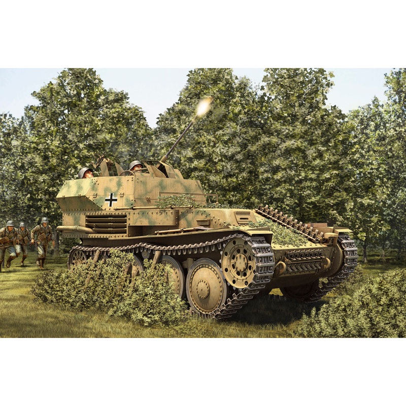Hobby Boss 80140 1:35 German 2cm Flak 38 Pz.Kpfw .38 (t)