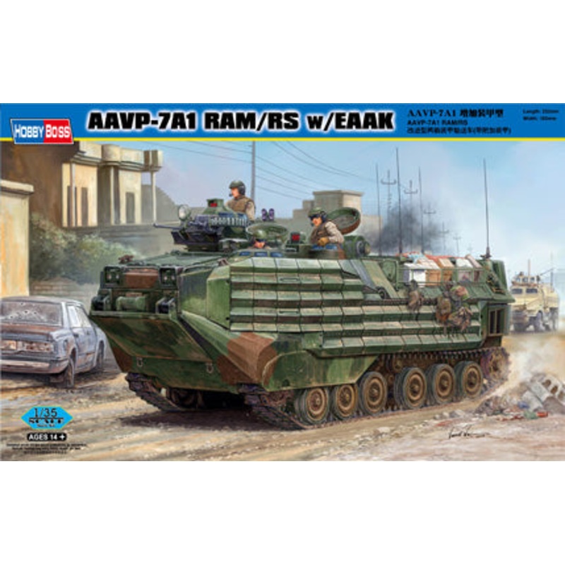 Hobby Boss 82416 1:35 AAVP-7A1 Amphibious Assault Vehicle RAMS/RS W/EAAK