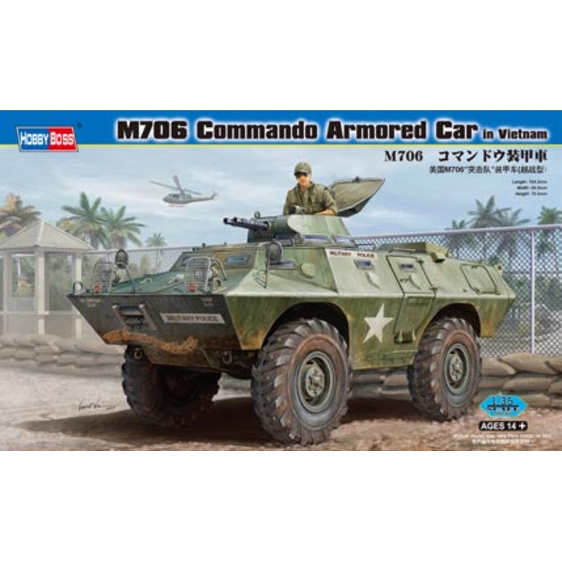 Hobby Boss 82418 1:35 M706 Commando Armoured Car Vietnam