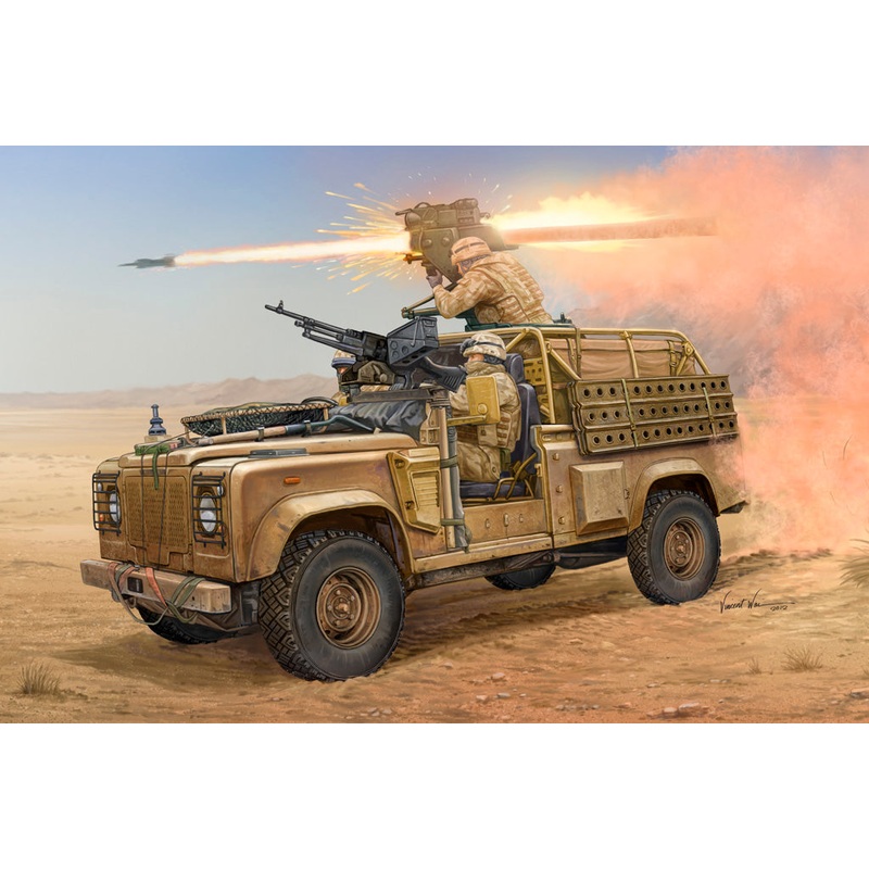 Hobby Boss 82447 1:35 Land Rover WMIK with MILAN ATGM