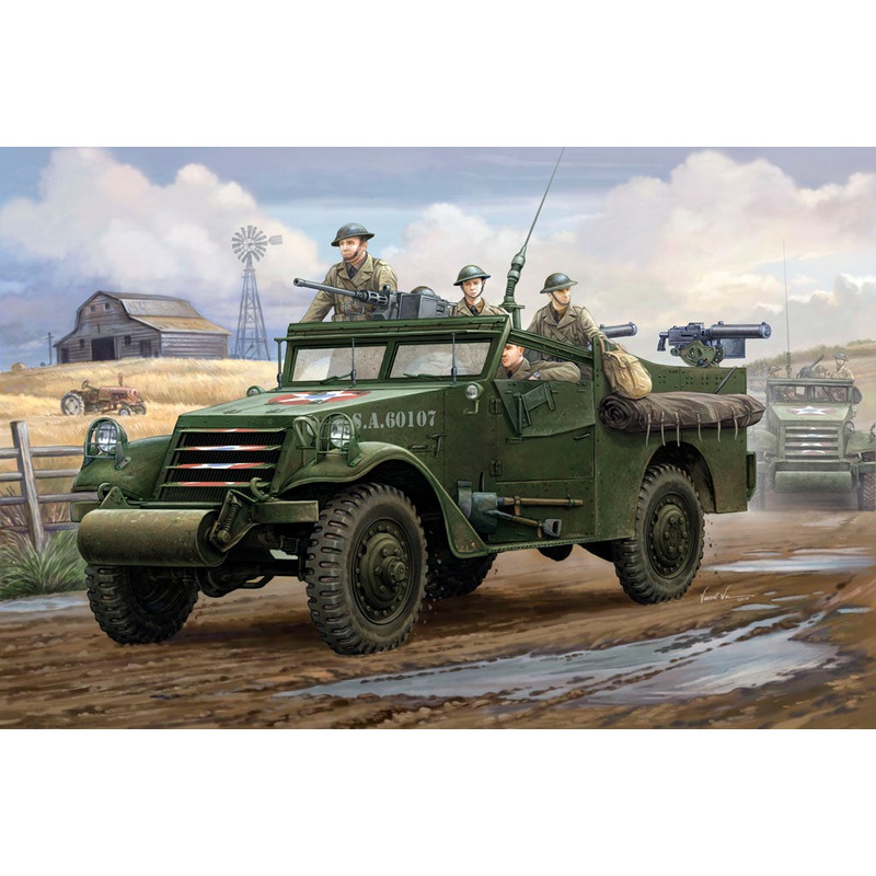 Hobby Boss 82451 1:35 M3A1 White Scout Car Early Production