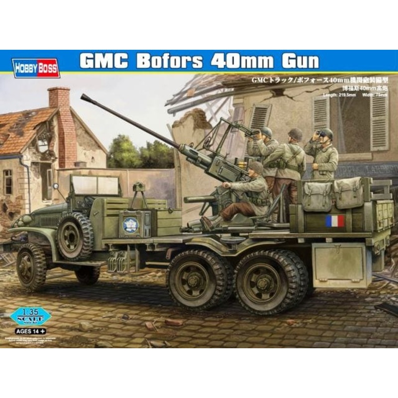 Hobby Boss 82459 1:35 GMC Bofors 40mm Gun