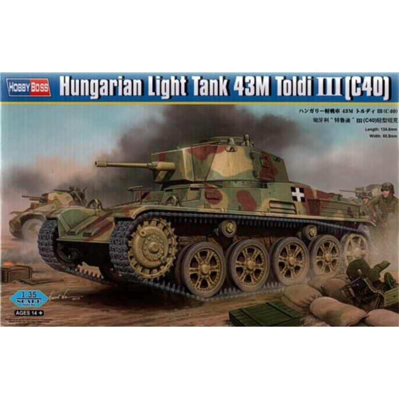 Hobby Boss 82479 1:35 Hungarian Light Tank 43M Toldi III (C40)
