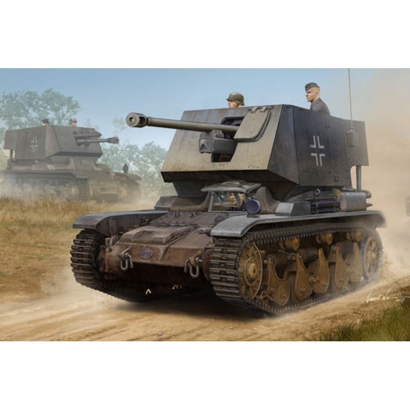 Hobby Boss 83808 1:35 5cm Pak(t) Sfl. Auf Fgst. Pz. Kpfw.35 R731(f)