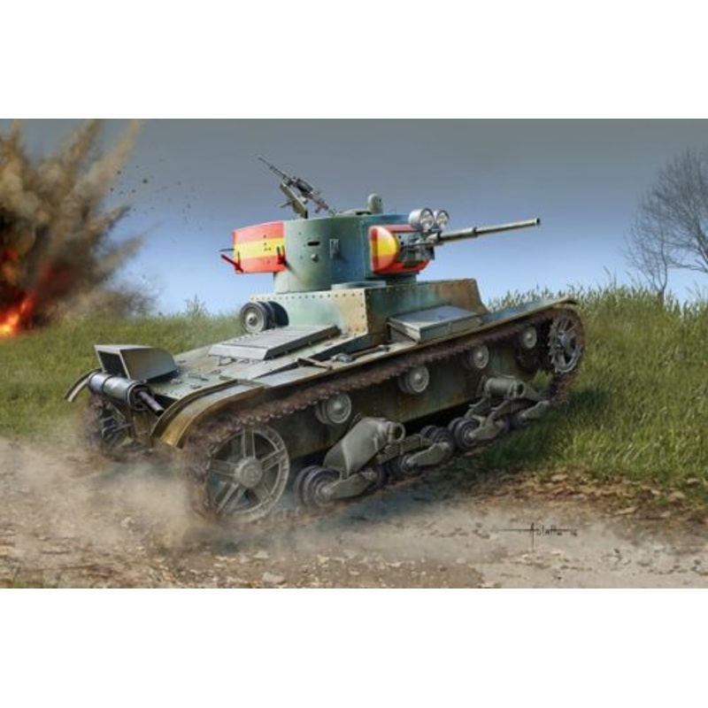 Hobby Boss 83810 1:35 Soviet T-26 light Tank Model 1936/37