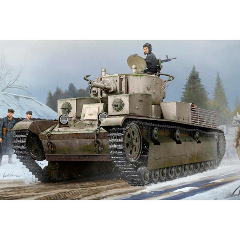 Hobby Boss 83853 1:35 Soviet T-28 Medium Tank (Riveted)