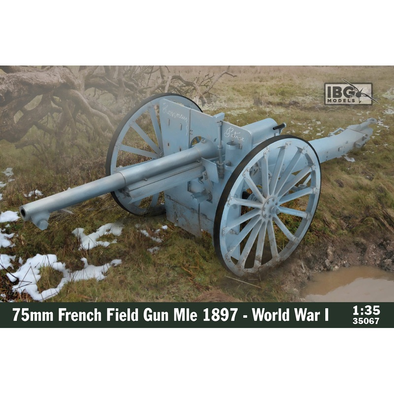 IBG Models 35067 1:35 75mm French Field Gun Mle 1897 - World War I