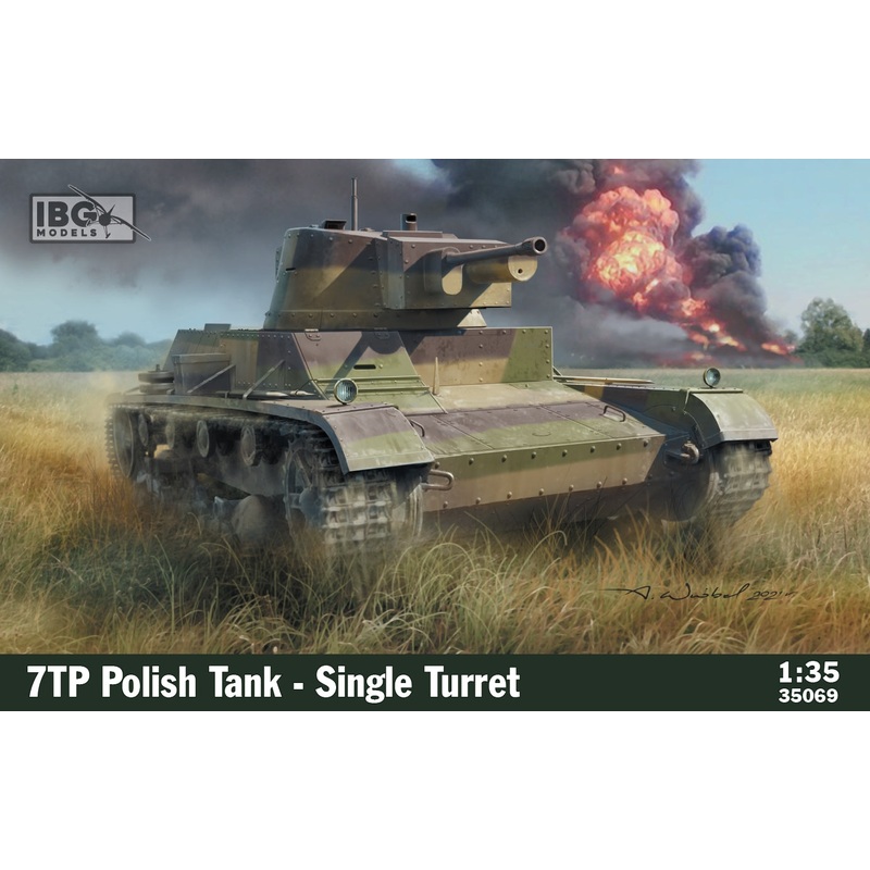 IBG Models 35069 1:35 7TP Polish Tank - Single Turret