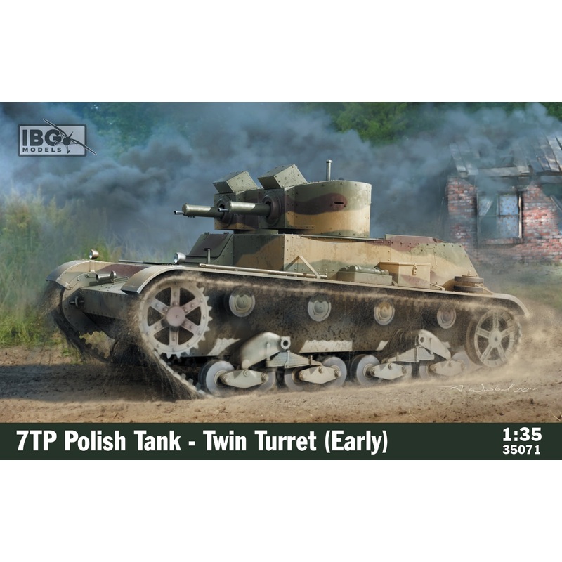 IBG Models 35071 1:35 7TP Polish Tank - Twin Turret (Early)