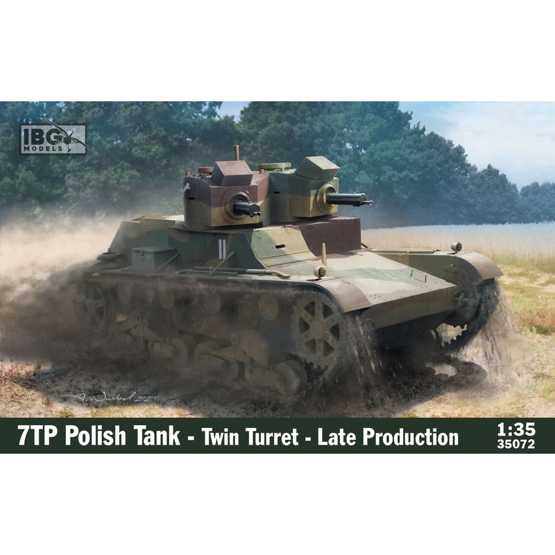 IBG Models 35072 1:35 7TP Polish Tank - Twin Turret (Late Production)