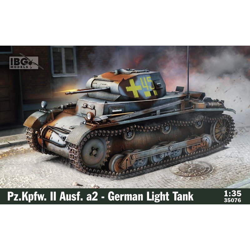IBG Models 35076 1:35 Pz.Kpfw.II Ausf.A2 - German Light Tank