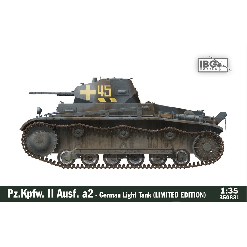 IBG Models 35083L 1:35 Pz.Kpfw.II Ausf.A2 German Light Tank Limited Edition