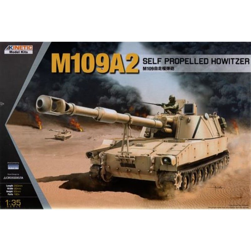 Kinetic K61006 1:35 SPH M109A2 Self Propelled Howitzer