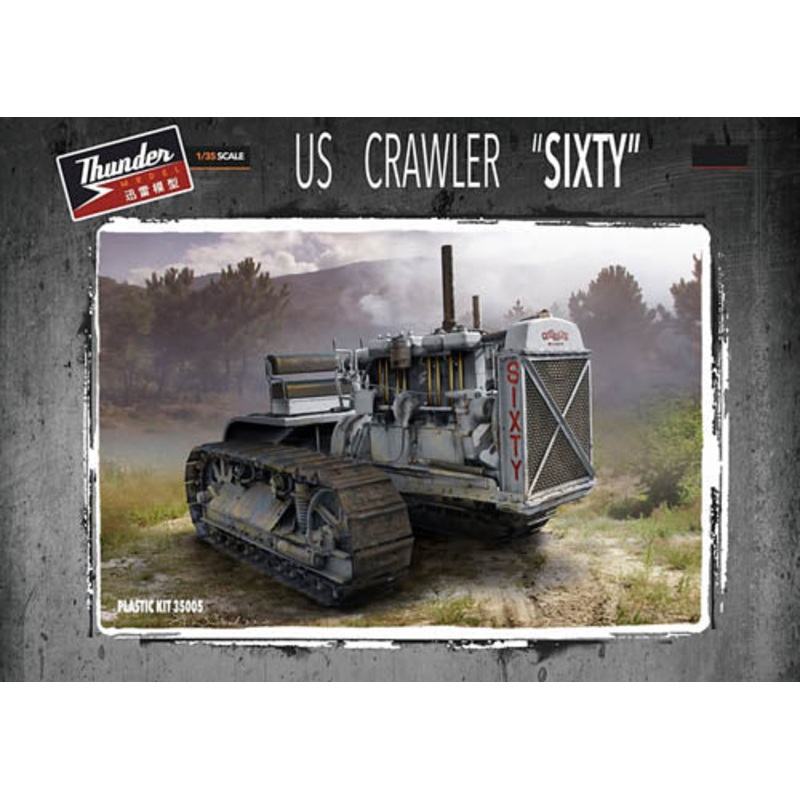 Thunder Models 35005 1:35 U.S. Crawler Sixty 60hp Caterpillar Tractor