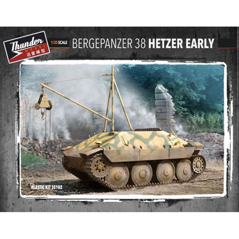 Thunder Models 35102 1:35 Bergepanzer 38(t) Hetzer Early Version