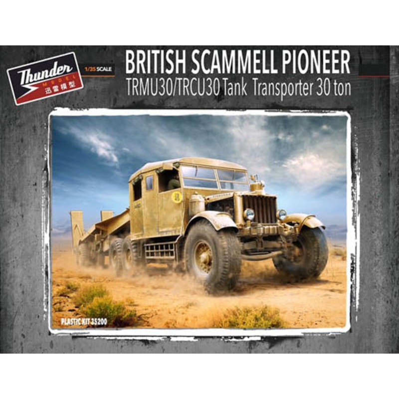 Thunder Models 35200 1:35 Scammell Pioneer TRMU30/TRCU30 Tank Transporter 30ton
