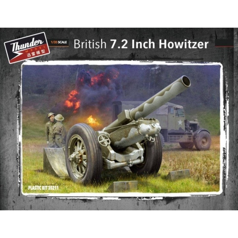 Thunder Models 35211 1:35 British 7.2inch Howitzer