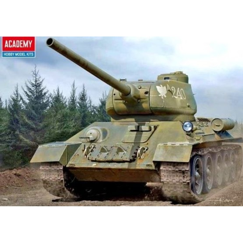 Academy 13554 1:35 Soviet T-34/85 WWII Medium Tank 'Ural Tank Factory No 183