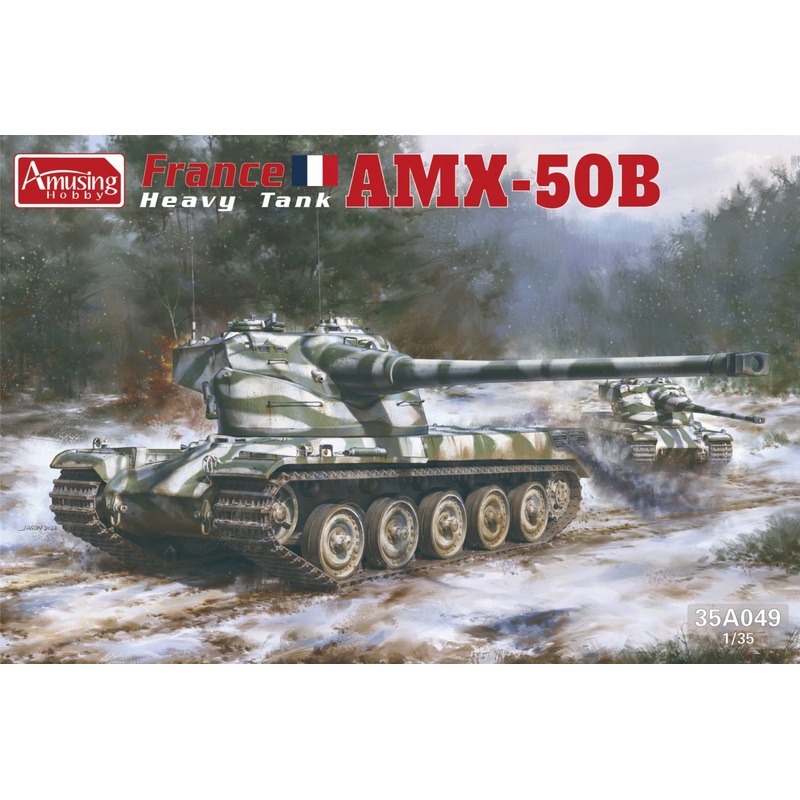Amusing Hobby 35A049 1:35 AMX-50(B) French Heavy Tank