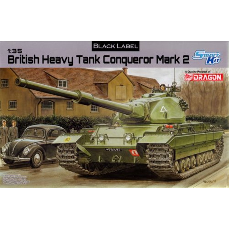 Dragon 3555 1:35 Conqueror British Heavy Tank (Black Label Series)