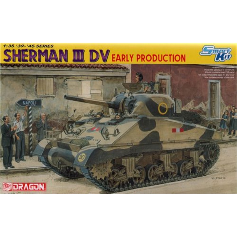 Dragon 6573 1:35 Sherman III DV, Early Production